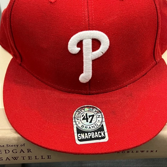 Philadelphia Phillies VTG Hat SnapBack MLB BASEBALL Team Cap 90s - Picture 3 of 12